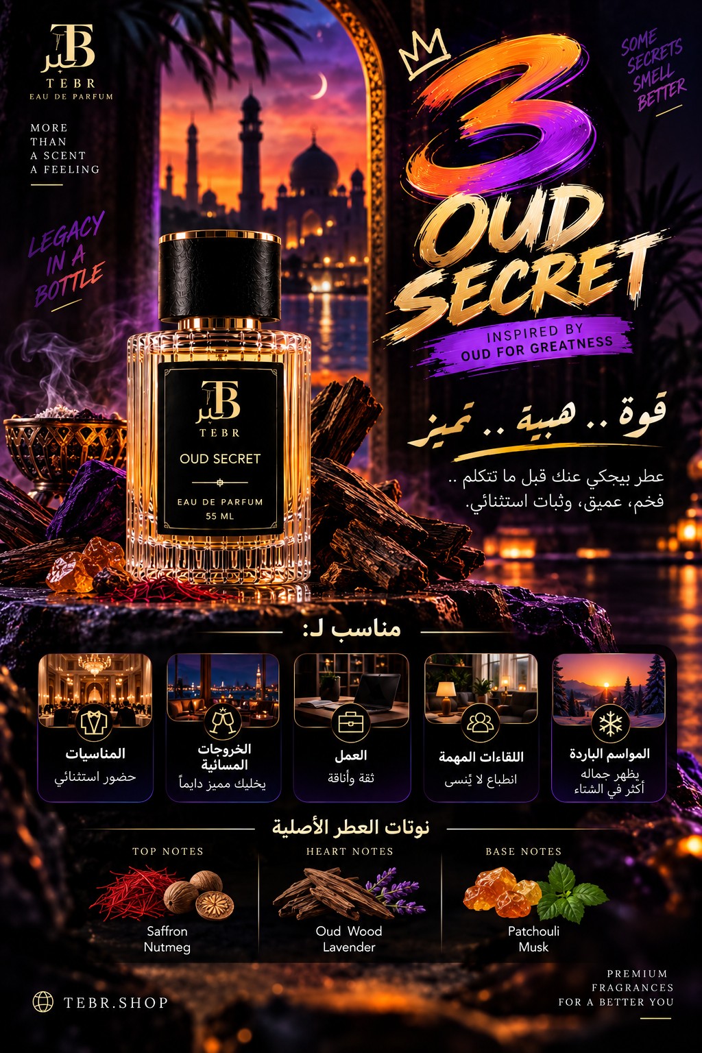 Oud Secret من TEBR داخل بندل الروقان